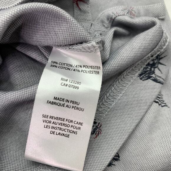 Travis Mathew Mens XL Justice In Beer Fireworks 4th of July Polo Shirt - Picture 5 of 7